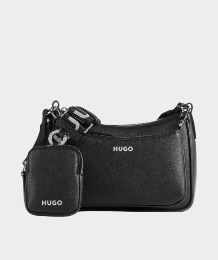 תיק צד לנשים HUGO דגם Bel שחור