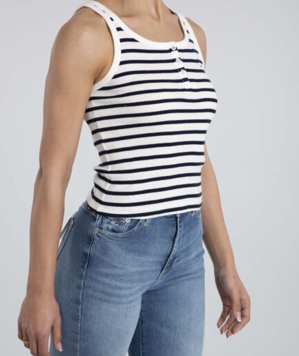 גופיית כפתורים SLIM מבית Tommy Hilfiger Jeans
