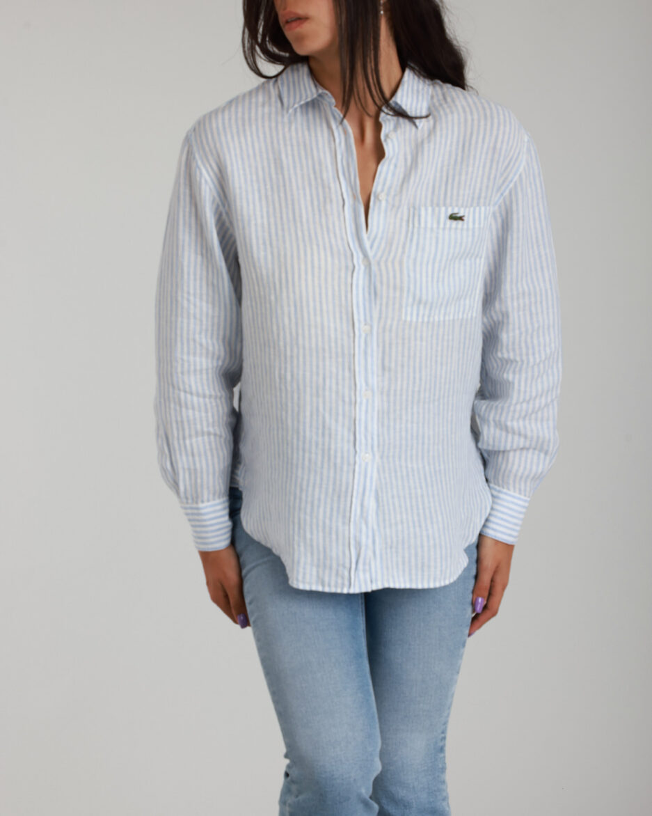 ⁦חולצה מכופתרת Lacoste לנשים⁩ – תמונה ⁦12⁩