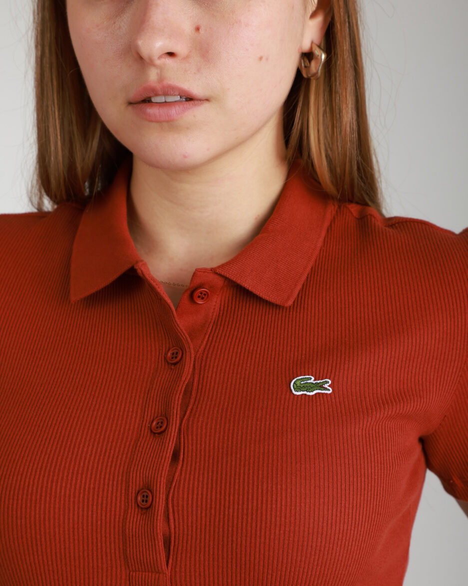 ⁦חולצת פולו לנשים Lacoste Slim Fit⁩ – תמונה ⁦10⁩