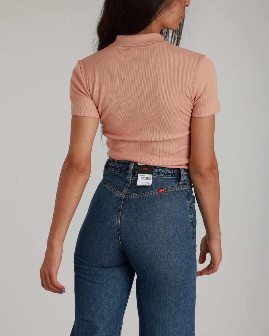 ⁦חולצת פולו לנשים Lacoste Slim Fit⁩ – תמונה ⁦6⁩