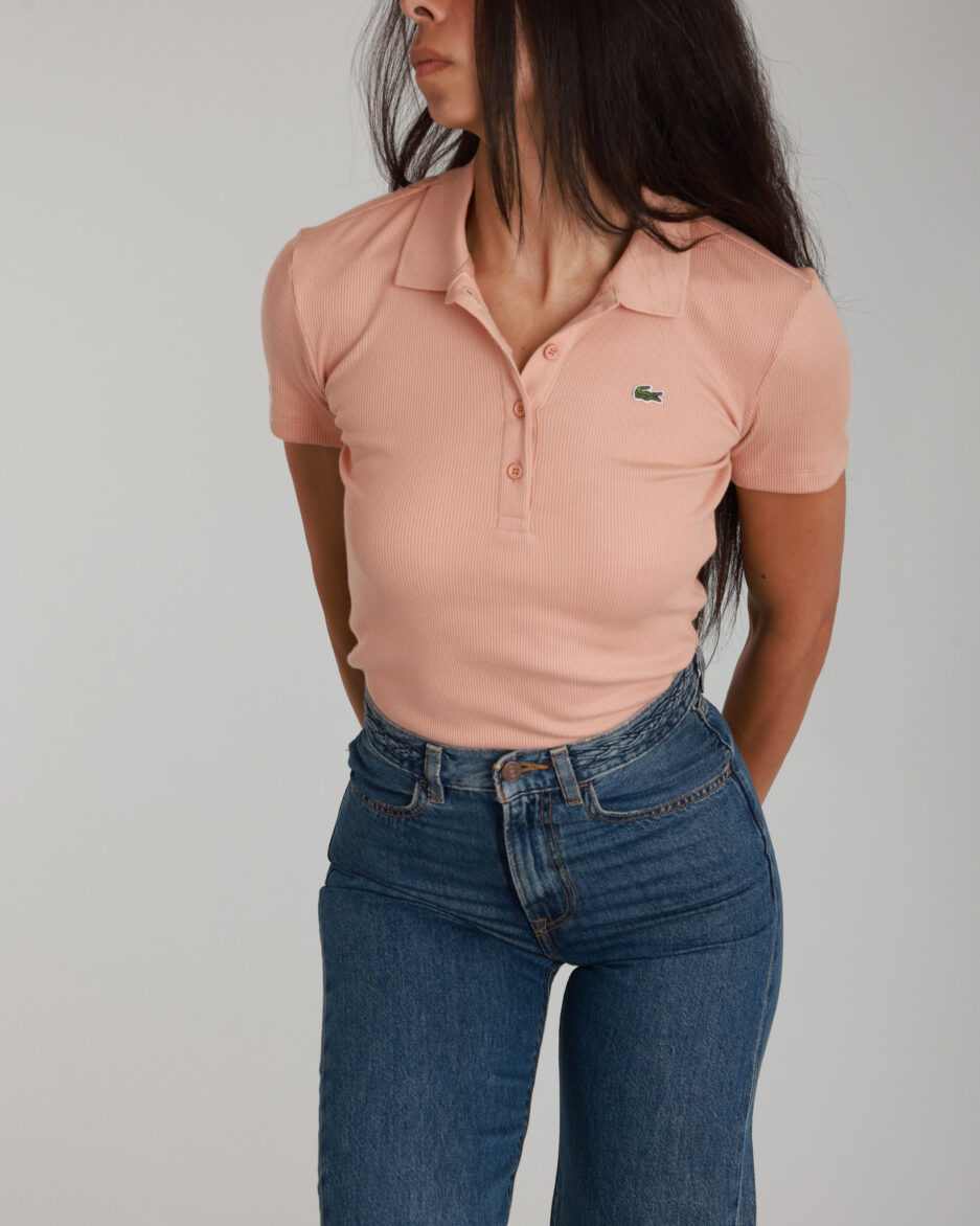 ⁦חולצת פולו לנשים Lacoste Slim Fit⁩ – תמונה ⁦7⁩