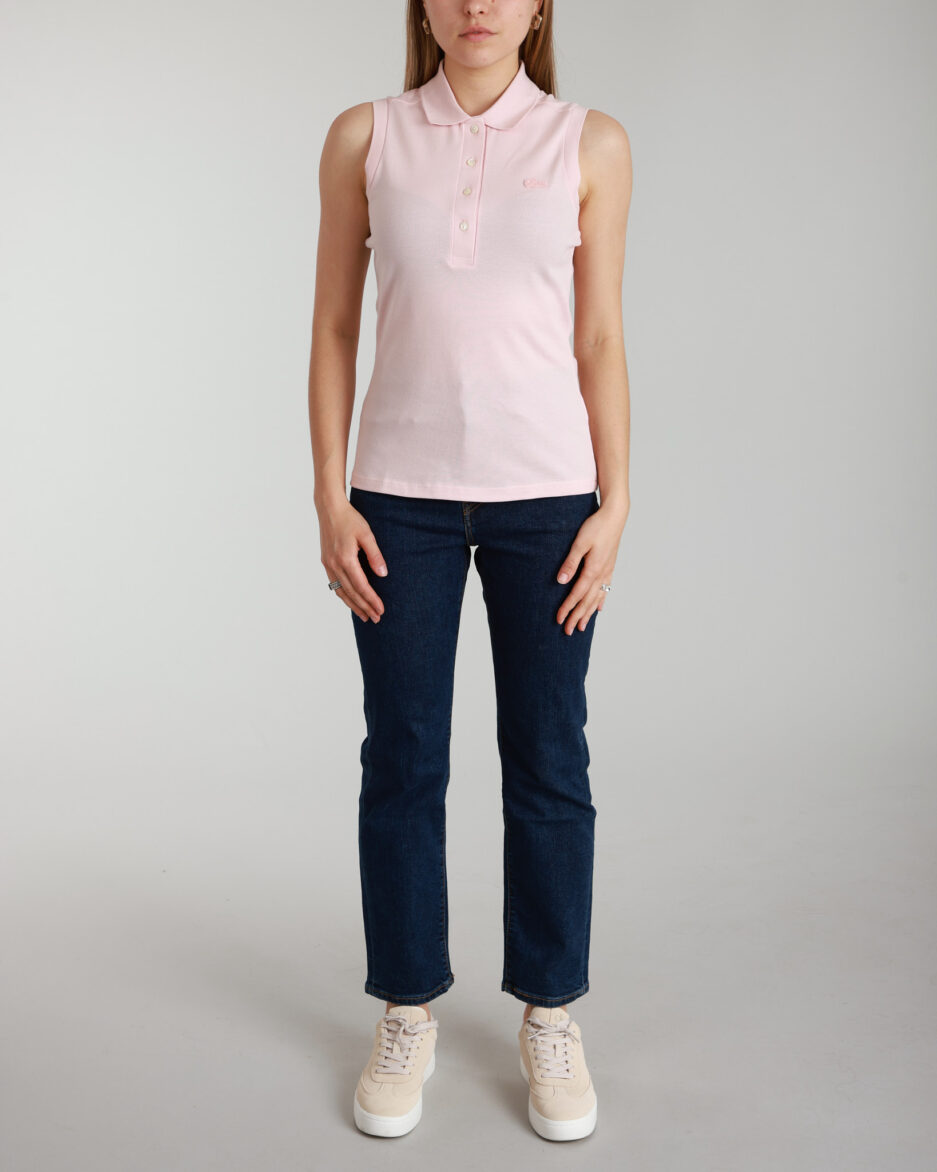⁦פולו ללא שרוולים של LACOSTE לנשים⁩ – תמונה ⁦4⁩