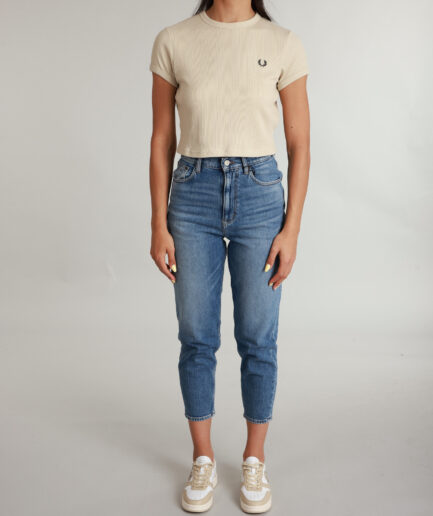חולצת קרופ מאווררת - Fred Perry