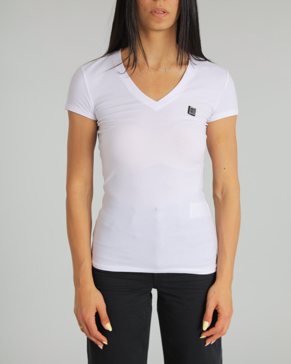 ⁦חולצת טי סלים פיט עם לוגו - Armani Exchange⁩ – תמונה ⁦5⁩