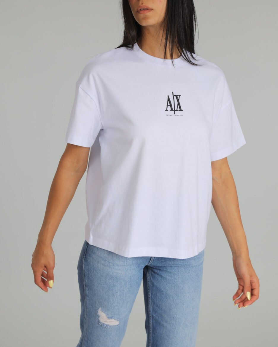 ⁦חולצת טי עם לוגו Armani Exchange⁩ – תמונה ⁦4⁩