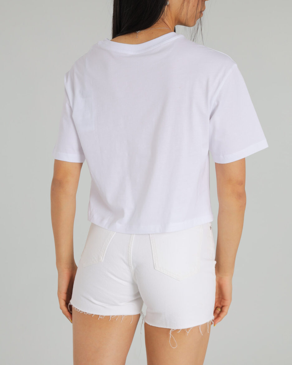 ⁦טי שירט קצרה עם לוגו אופטי - Armani Exchange⁩ – תמונה ⁦2⁩