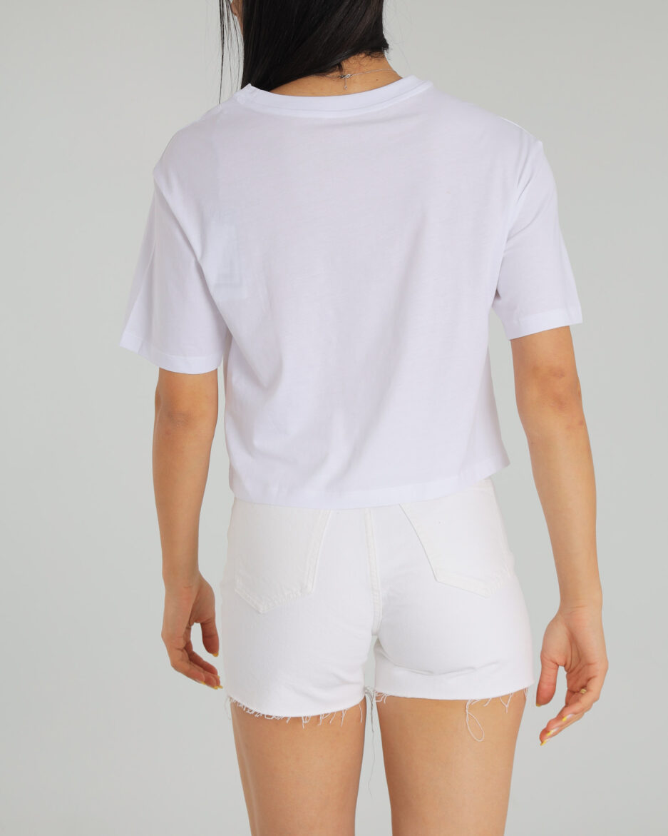 ⁦טי שירט קצרה עם לוגו אופטי - Armani Exchange⁩ – תמונה ⁦6⁩