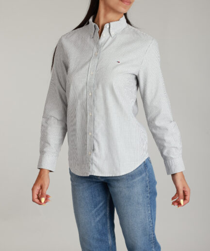 חולצת אוקספורד רגילה לנשים של Tommy Jeans