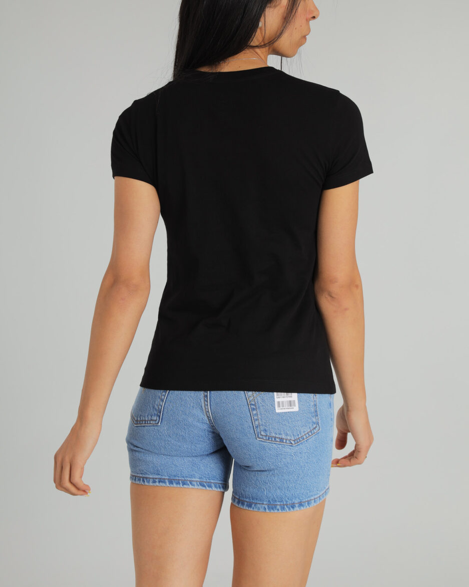 ⁦חולצת טי עם לוגו נצנצים ASV מבית Armani Exchange⁩ – תמונה ⁦4⁩