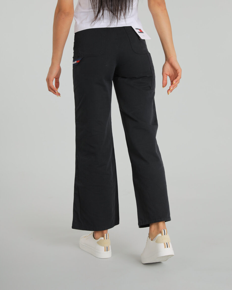 ⁦מכנסי נשים קלאייר בגזרה ישרה גבוהה – Tommy Jeans⁩ – תמונה ⁦2⁩
