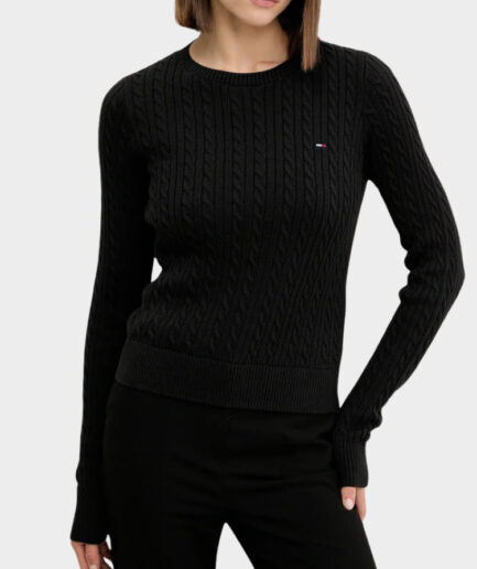 סוודר Cable Knit נשים – Tommy Jeans