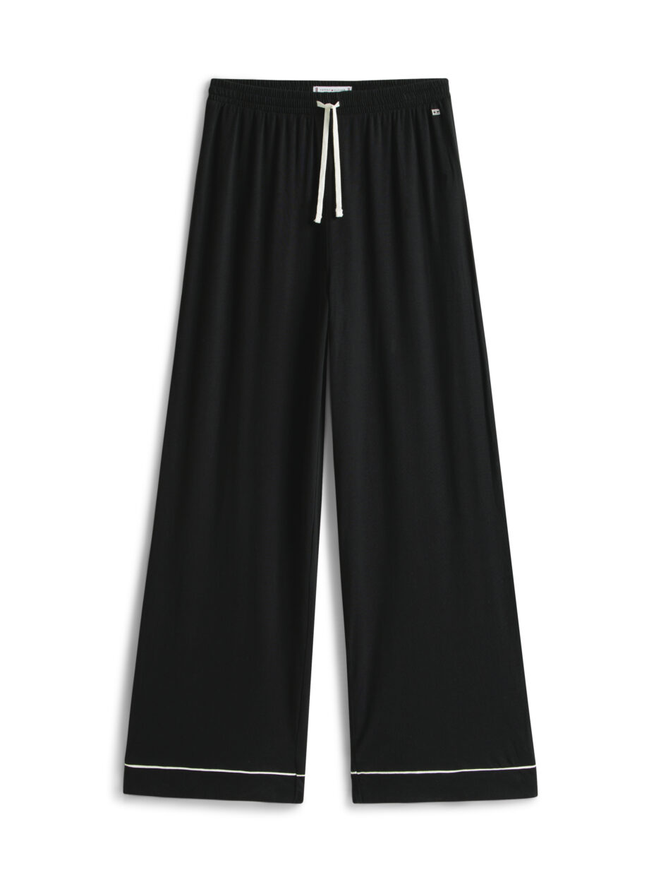 ⁦Tommy Hilfiger סט פיג’מה לנשים שחור⁩ – תמונה ⁦3⁩
