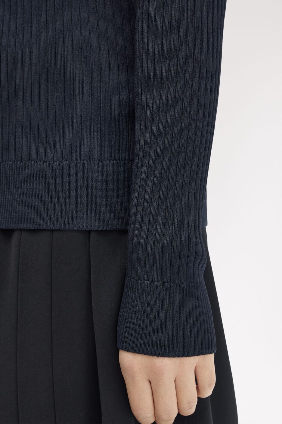 ⁦פולו סרוג פרד פרי Ribbed Knitted פולו⁩ – תמונה ⁦2⁩