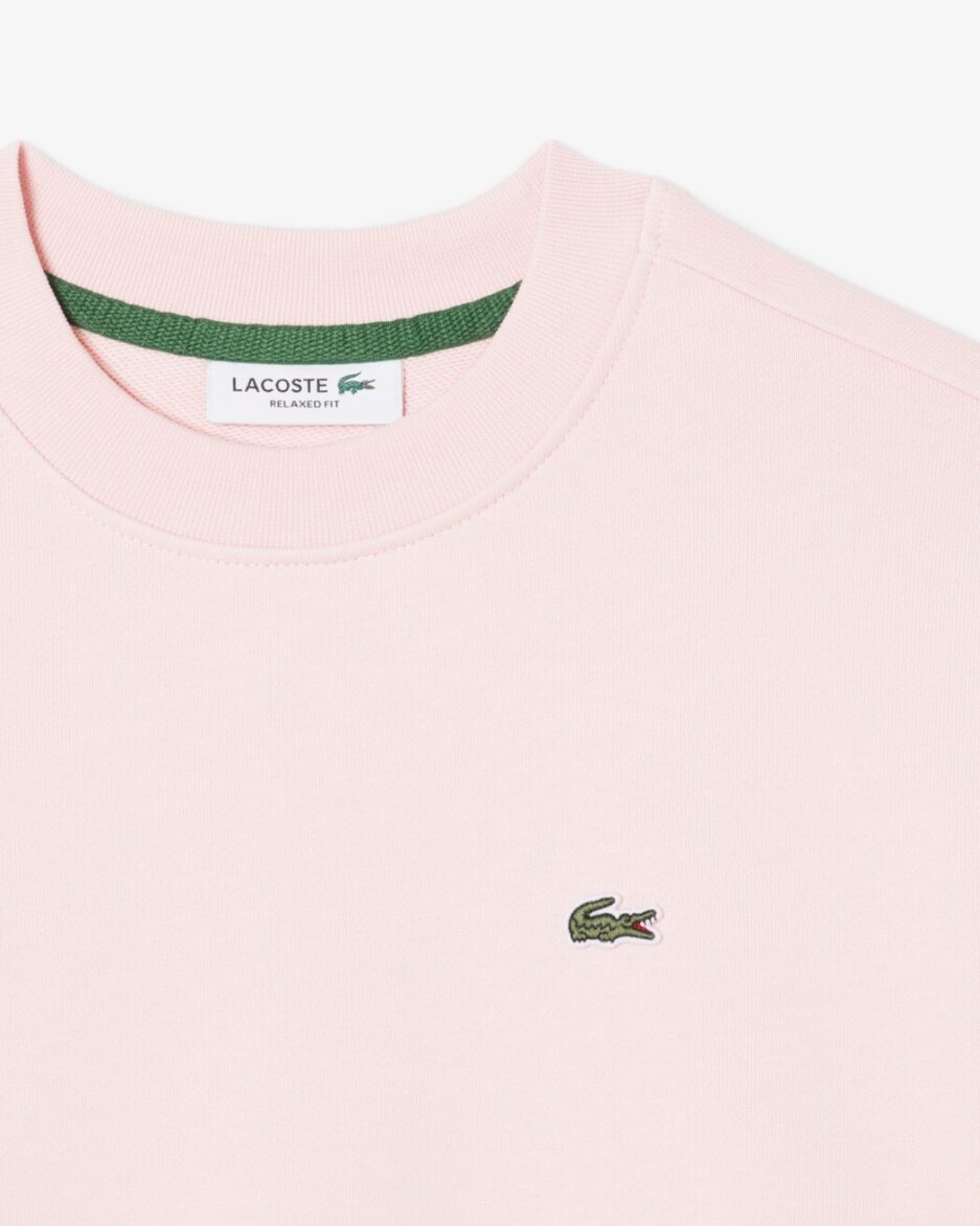 ⁦סווטשירט פליז Lacoste ורוד נשים⁩ – תמונה ⁦3⁩