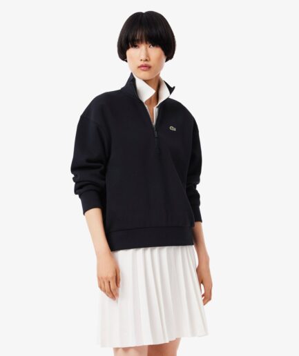 סווטשירט פיקה עם רוכסן Lacoste נשים